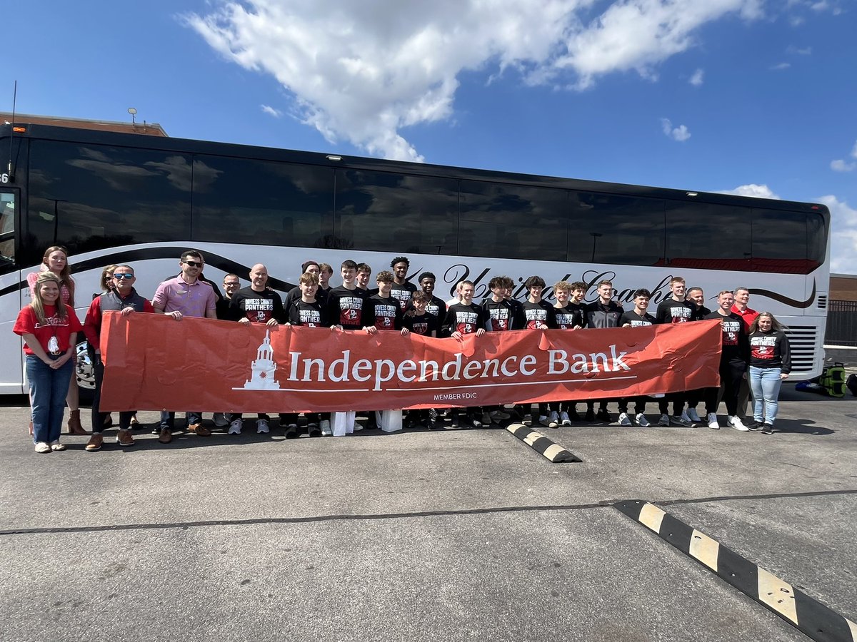 Thank you to Independence Bank for supporting the team.