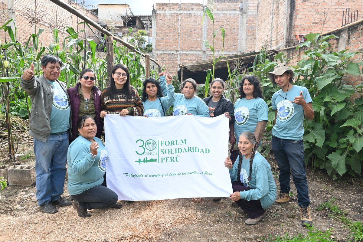#SeguridadAlimentaria
La semana pasada estuvimos en Cajamarca junto a la Asociación de Defensores de Ríos y Territorios Andinos Amazónicos Cajamarca (ADERITAC) trabajando en el próximo vivero que será fuente de agua, alimento y medicina.