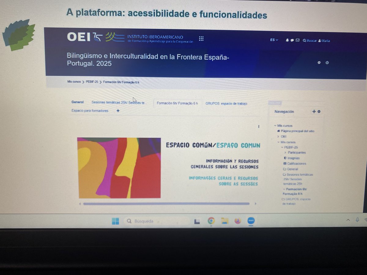 cfiecr_sl's tweet photo. Comenzamos la formación sobre el proyecto EBIF. Un paso más para fortalecer la educación y la cooperación transfronteriza. ¡Seguimos construyendo juntos! #innovacyl #internacionalizaCyL @educacyl @CFIE_CR https://t.co/Dr9F8aiDha