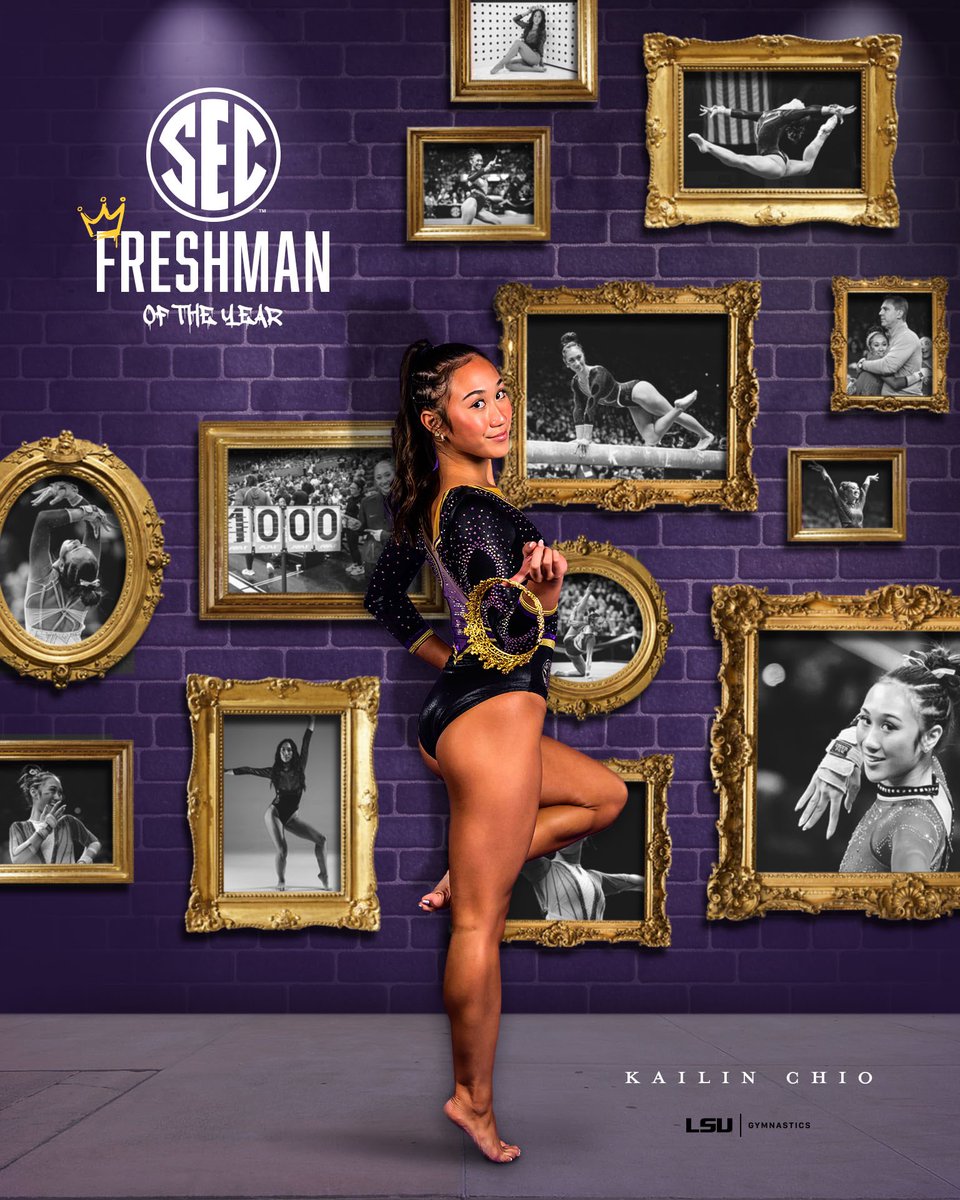 No one more deserving. 

Kailin Chio is your 2025 SEC Freshman of the Year! 

#GeauxTigers | <a href="/kailin_chio/">kailin chio</a>