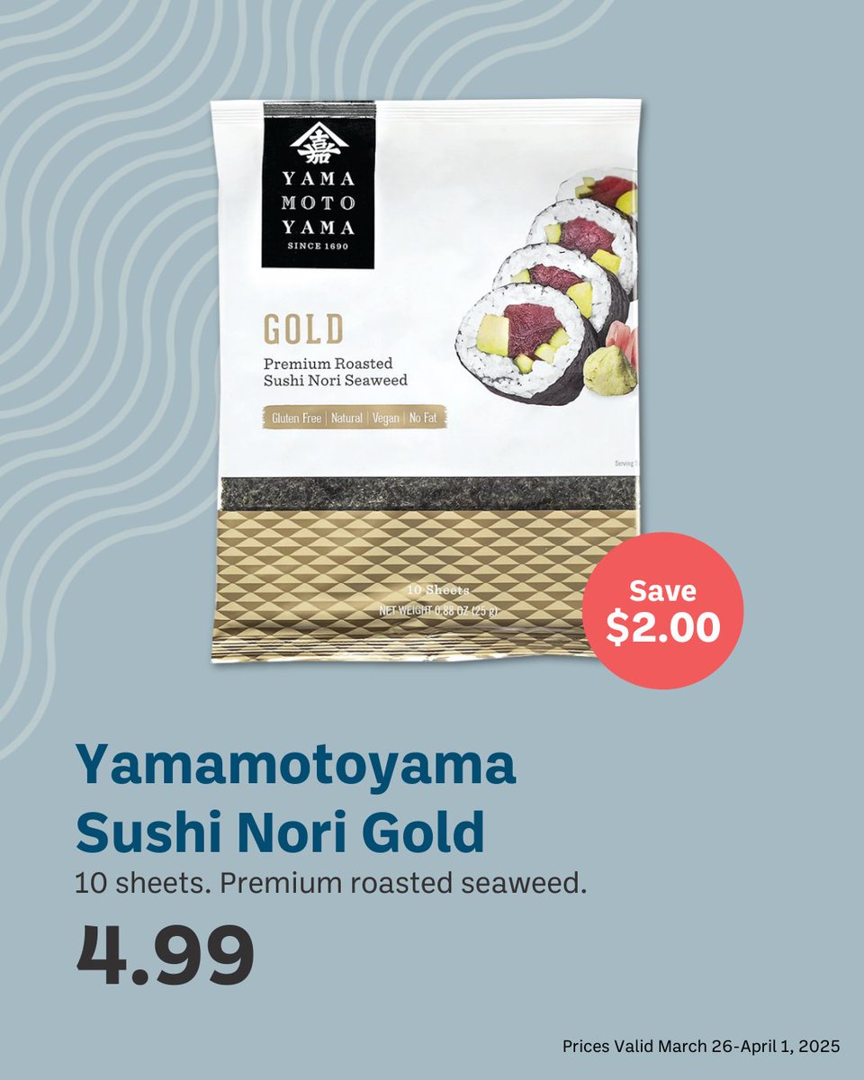 Uwajimaya's tweet photo. Sushi Week is here, and so are the specials! 🍣 From sushi rice to fresh fish, get your must-have ingredients at great prices this week only! 🙌
Don’t miss out—check out everything on sale at: https://t.co/UrQiVz8GWB
#Uwajimaya #SushiWeek #WeeklySpecials #AsianFood #PNW https://t.co/jFgmmfpRSo