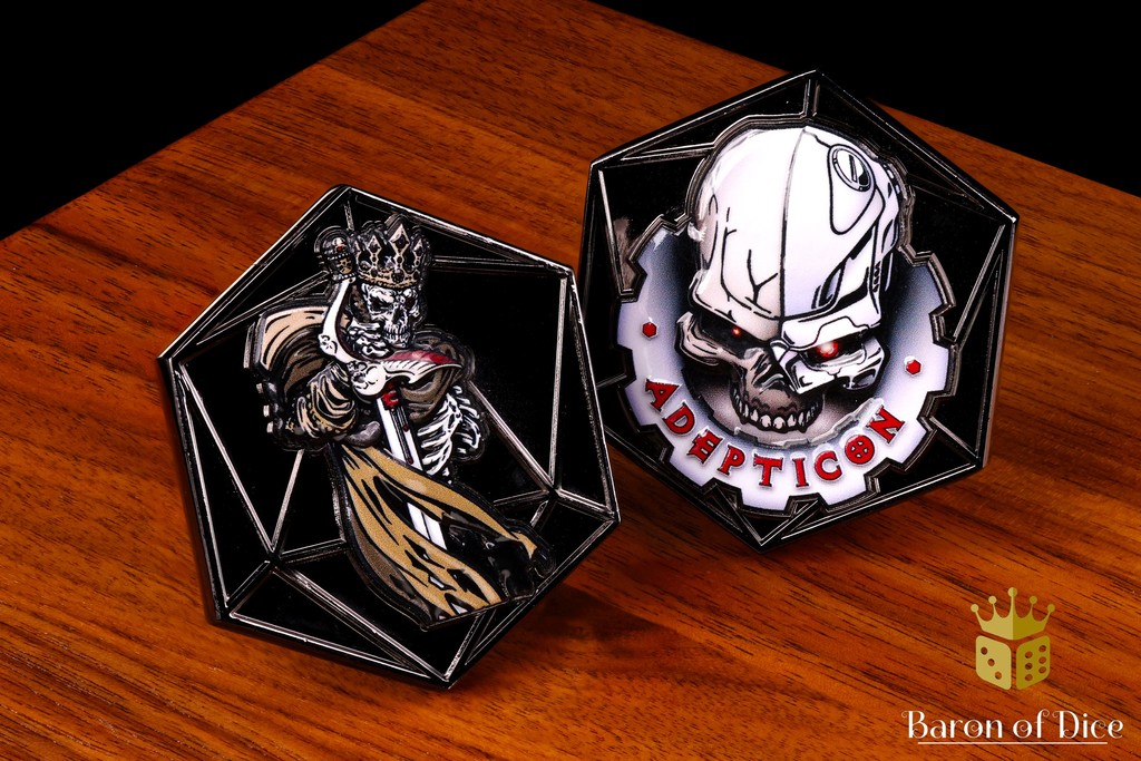 Baron Of Dice (@baronofdice) on Twitter photo Grab officially licensed Adepticon tokens at the booth or on the site today. We've got four amazing designs available for you, including The Baron, The Guard, The Executioner, and The Gladiator, all in stock and ready to ship.
See y'all in Milwaukee!! 
#Adepticon #BaronOfDice Grab officially licensed Adepticon tokens at the booth or on the site today. We've got four amazing designs available for you, including The Baron, The Guard, The Executioner, and The Gladiator, all in stock and ready to ship.
See y'all in Milwaukee!! 
#Adepticon #BaronOfDice