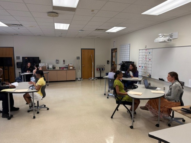 Andy Kindred (@historyandtech) on Twitter photo Ms. Schneider's Skills for Living II classes are doing mock interviews with teacher volunteers today. What a great Future Ready skill they are learning. <a href="/phms_panthers/">Pioneer Heritage MS</a> Ms. Schneider's Skills for Living II classes are doing mock interviews with teacher volunteers today. What a great Future Ready skill they are learning. <a href="/phms_panthers/">Pioneer Heritage MS</a>