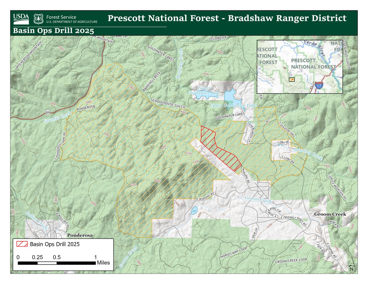 Wednesday Mar. 26, 2025-Notification for Public Health and Safety
Next week first responders from multiple agencies will be participating in the annual Basin Operations Drill. If conditions allow resources will be simulating wildfire responses with live fire.