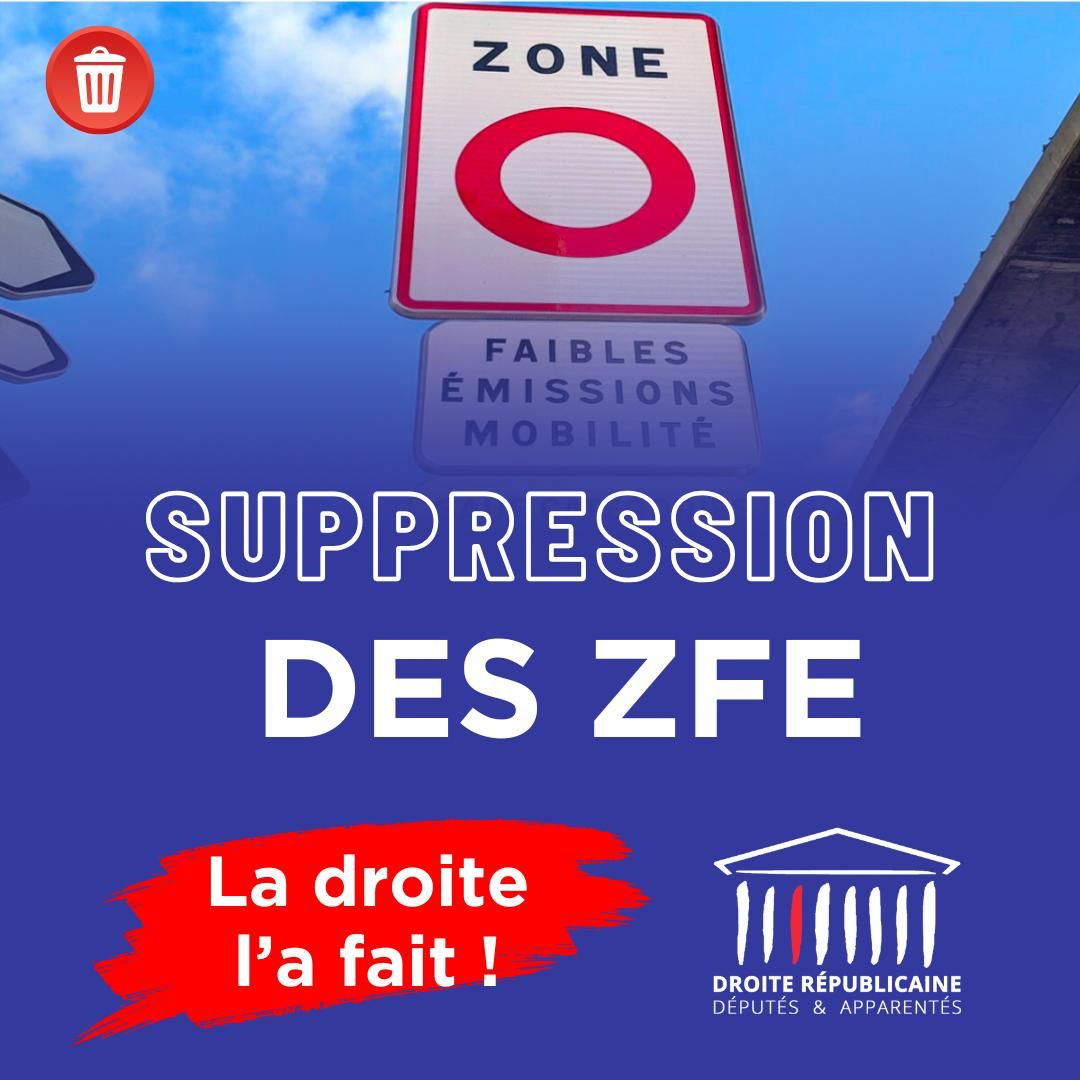AnneLaureBlin's tweet image. Notre amendement @droiterep_an  pour mettre fin aux Zones à Faibles Emissions a été adopté. 
#Simplification #DirectAN