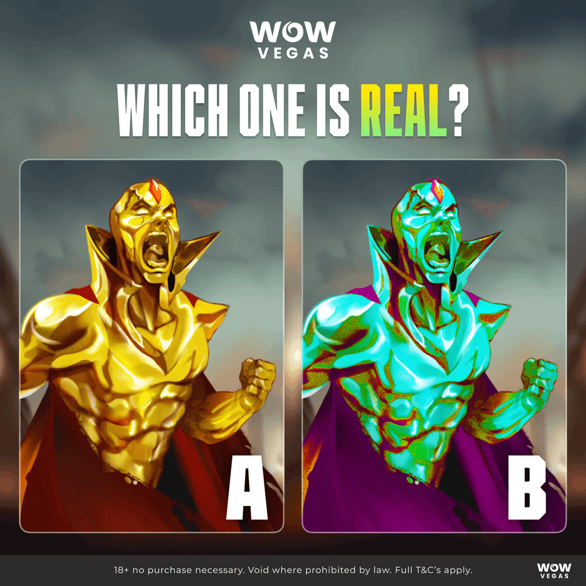 wowvegascom's tweet photo. ⚡️🎰 Which One is Real? 💥
Two images—only one features the true character from Infectious 5 X Ways by No Limit City. Can you spot the real one? 👀Drop your answer and WOW username in the comments and we’ll pick 5 lucky players to win WOW 30,000 + SC 3!💰#WOWVegas #Infectious5 https://t.co/2nuSTjNKcK