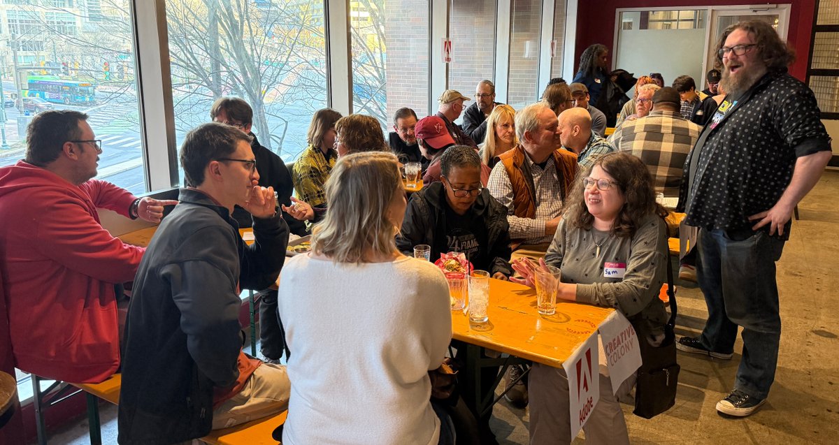 Thank you to everyone who came out to our March Happy Hour! Please join us next time for a Happy Hour from 5-7pm -AND- a Production Meeting from 7-9pm on 4/21/25. Register on Eventbrite at HappyHour4-21-25.eventbrite.com.