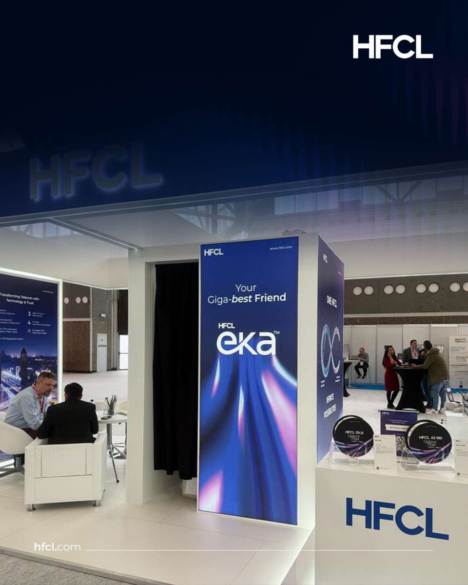 hfclg's tweet image. We’re excited to launch HFCL Eka Fiber at the FTTH Conference in Amsterdam, where innovation powers excellence! 

Join us at booth H12-G19 to experience the future of connectivity firsthand. 

Find us here: maps.app.goo.gl/ncr89ysZKf88ne…  
#HFCL #EkaFiber #FTTHConference