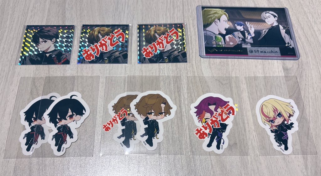 59macchin's tweet photo. 【交換】VS AMBIVALENZ ビバレン XlamV クランヴ The Chain クリアカード クリカ 特典

【譲】スバル ジンタロウ ナゴム アグリ

【求】
クリカ→ジンタロウ(閉口ver) 4
アニメイト特典→レオン1

＊郵送交換のみ
＊一部推しですが希望数揃っているため出しております https://t.co/P2wJnofcxc