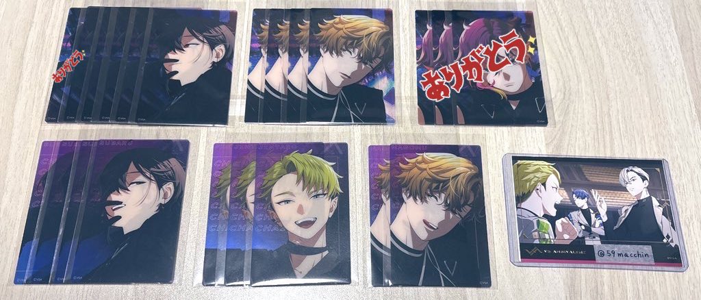 59macchin's tweet photo. 【交換】VS AMBIVALENZ ビバレン XlamV クランヴ The Chain クリアカード クリカ 特典

【譲】スバル ジンタロウ ナゴム アグリ

【求】
クリカ→ジンタロウ(閉口ver) 4
アニメイト特典→レオン1

＊郵送交換のみ
＊一部推しですが希望数揃っているため出しております https://t.co/P2wJnofcxc