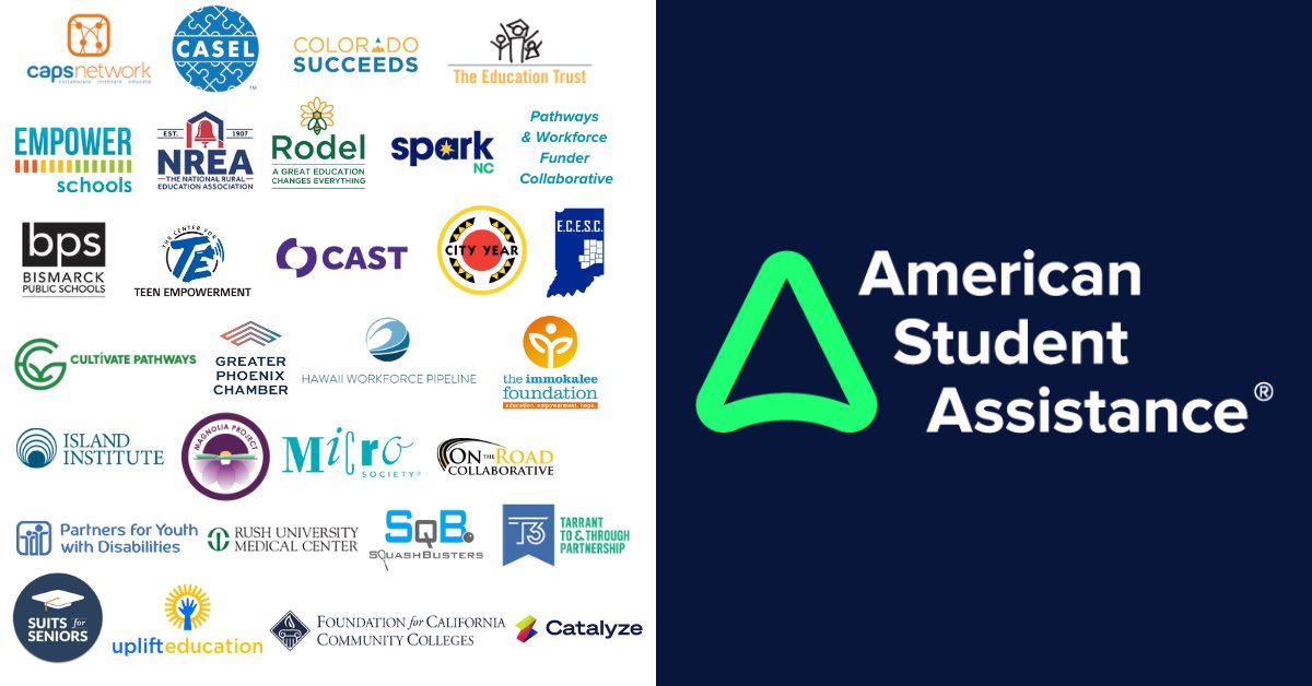 ASA is excited to announce our latest cohort of grantees, with $18M+ in funding to nonprofits expanding #careerreadiness for students nationwide! 

Congrats to our grantees—driving impact in work-based learning, social capital &amp; career pathways.

bit.ly/3DI4us9