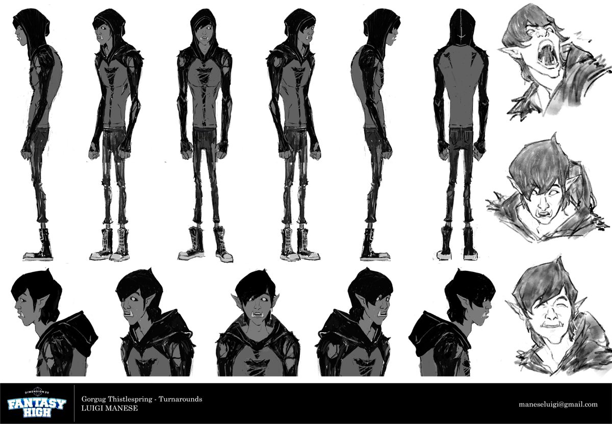 LuigiManese's tweet photo. Gorgug Thistlespring: character design development #fantasyhigh #dimension20 #dimension20fanart https://t.co/mXHAAWQeTi