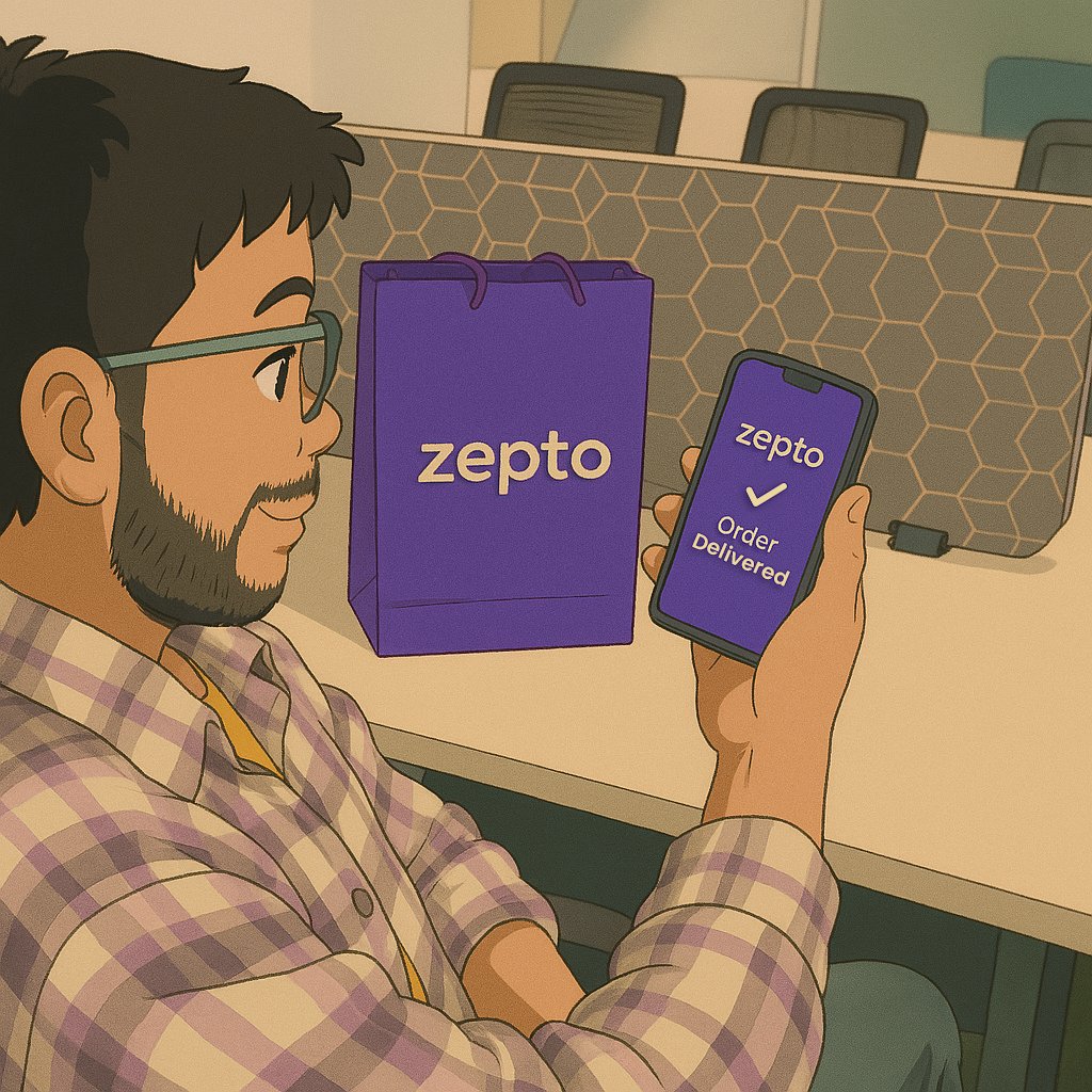 ZeptoNow's tweet photo. quick generation, quicker delivery ✨ #studioghibli https://t.co/hIQpZjXmUs