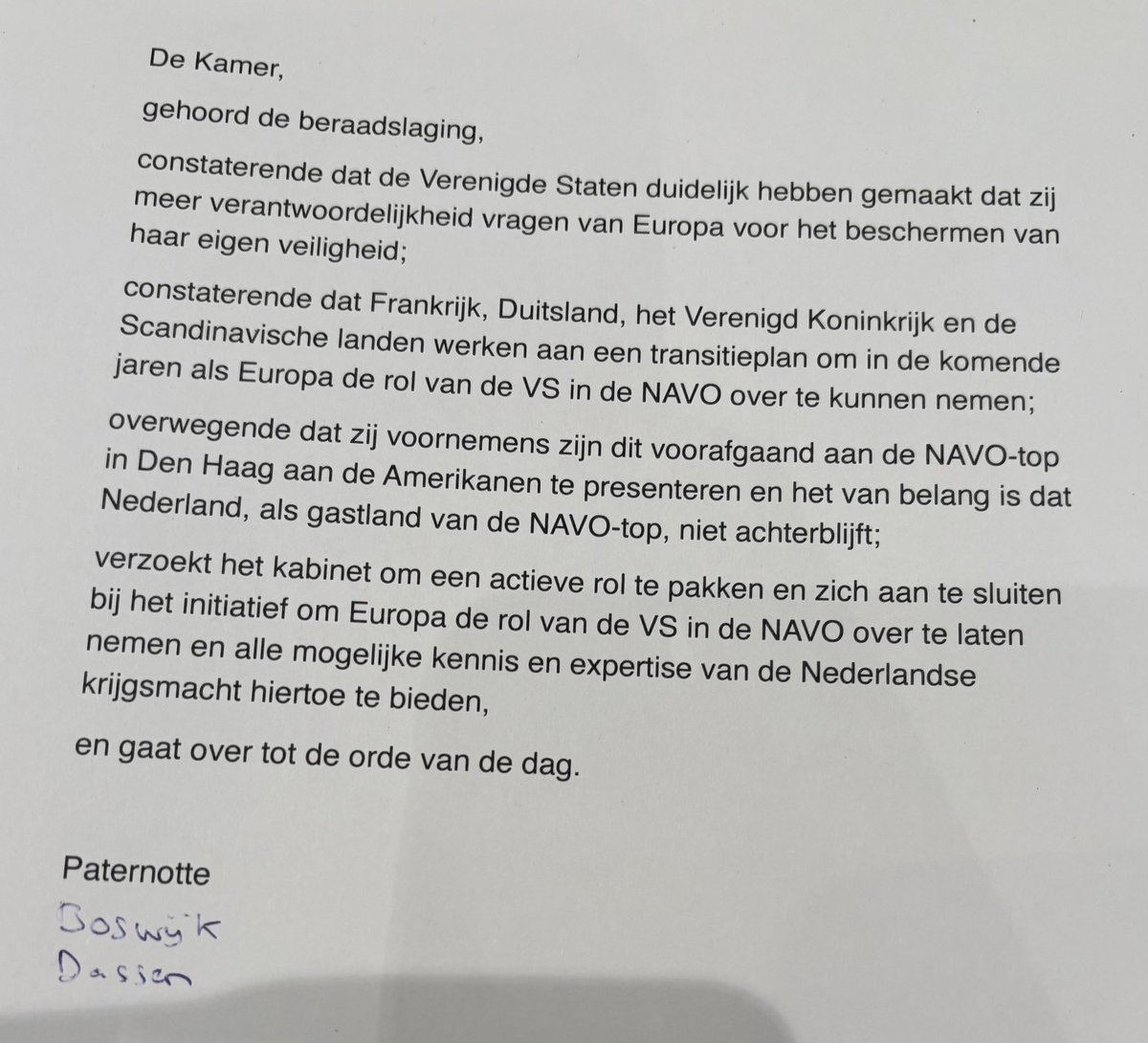 Jan Paternotte tweet media