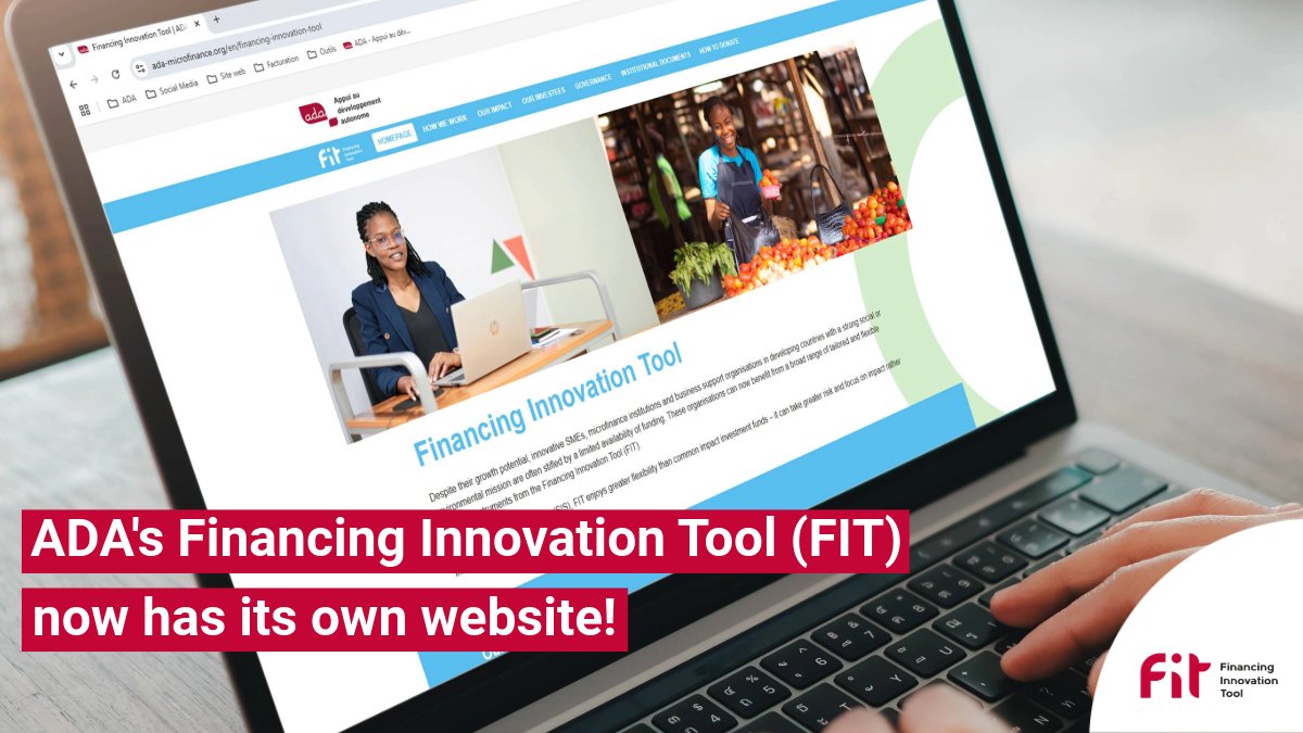 ADA's Financing Innovation Tool (#FIT) now has its own website! Take a look to find out more about how the tool works, its social and environmental impact and the different types of beneficiaries 👉 swll.to/ada-fit