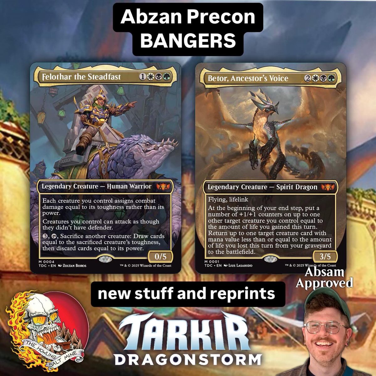 Okay #clanabzan, let's talk about this new precon for #mtgtarkir. First  off, I LOVE the defender vibes. I've played a few games so far, and this  deck has a lot of resilience