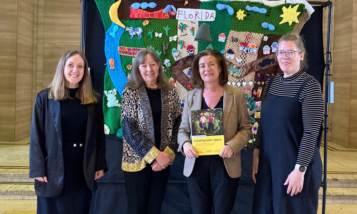 Aberystwyth University (@aberuni) on Twitter photo It was a pleasure to welcome Eluned Morgan MS <a href="/PrifWeinidog/">Eluned Morgan</a> to our Creating Safer Space Exhibition at the Temple of Peace in Cardiff this week.
Photo: Hayley Morgan (WCIA), Jill Evans (Academi Heddwch), Eluned Morgan MS, and Professor Berit Bliesemann de Guevara (Aber Uni). It was a pleasure to welcome Eluned Morgan MS <a href="/PrifWeinidog/">Eluned Morgan</a> to our Creating Safer Space Exhibition at the Temple of Peace in Cardiff this week.
Photo: Hayley Morgan (WCIA), Jill Evans (Academi Heddwch), Eluned Morgan MS, and Professor Berit Bliesemann de Guevara (Aber Uni).
