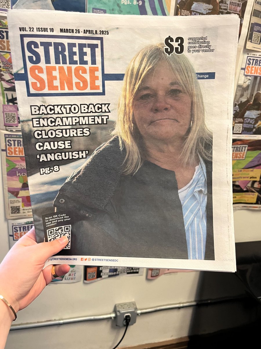 Our sixth issue of the years on the streets now! Find a vendor to get a copy of this new issue! #StreetSenseMedia #DC #DCnews #localnews #vendor #streetpaper #SSM