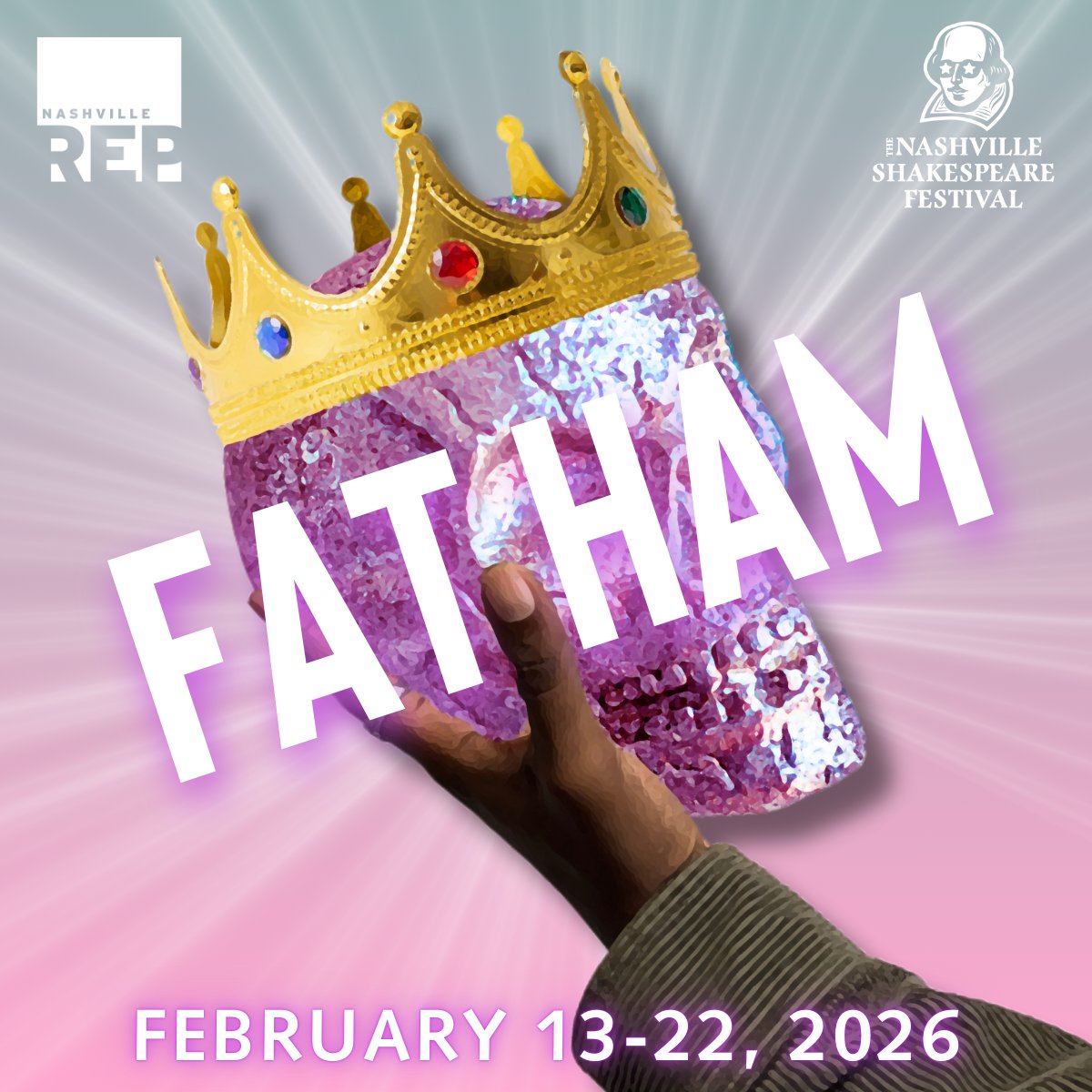 🔥 Exciting News! 🔥 We’re thrilled to co-present FAT HAM by James Ijames with Nashville Repertory Theatre! FAT HAM is a hilarious and heartfelt twist on Hamlet set in the modern South. Don’t miss it!