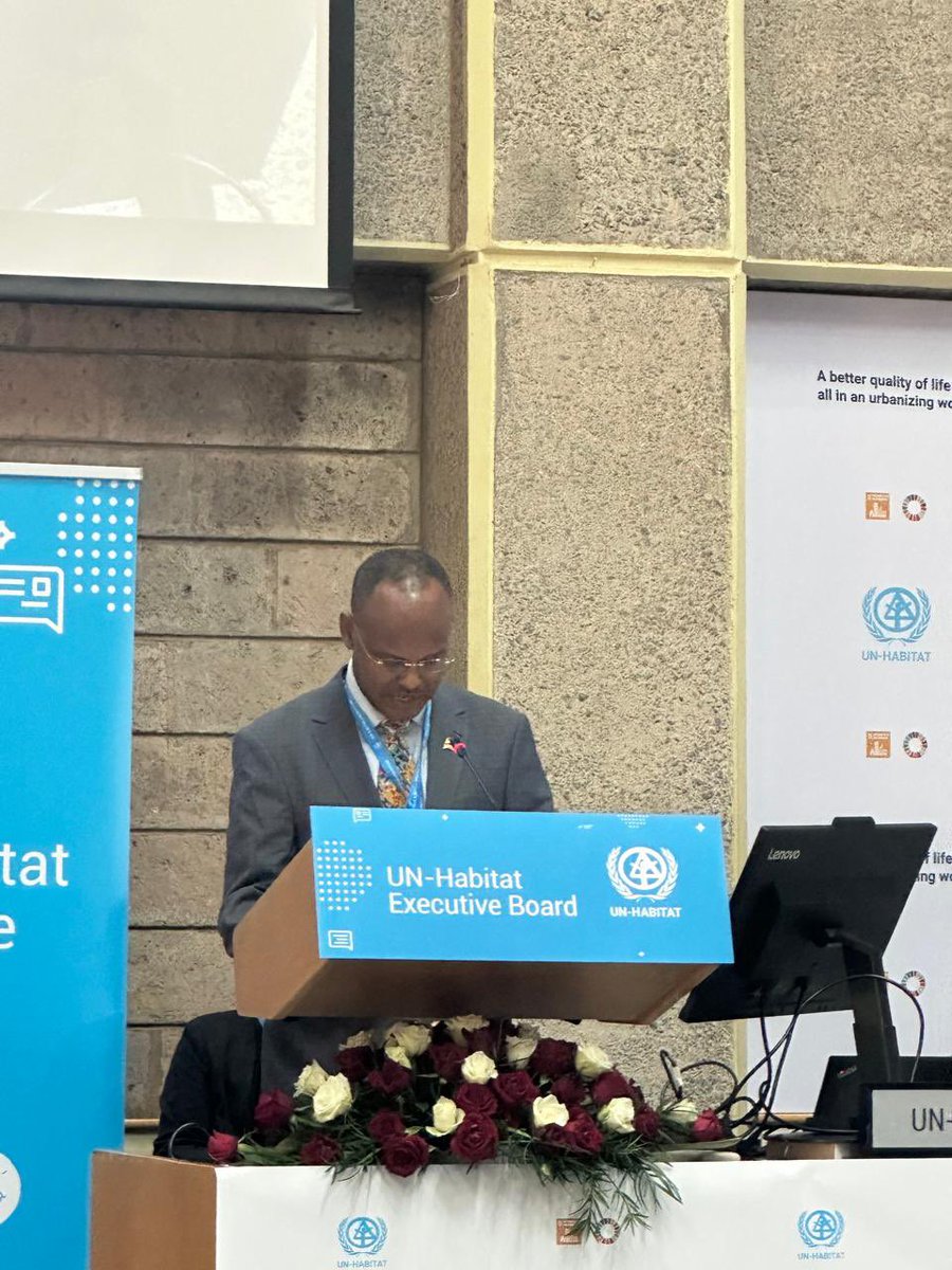 Ambassador General Bacha Debele Buta (@butadubi) on Twitter photo Today, I attended the 1st Session of the <a href="/UN/">United Nations</a>-Habitat Executive Board meeting. Ethiopia’s urban development efforts were shared and commended. Today, I attended the 1st Session of the <a href="/UN/">United Nations</a>-Habitat Executive Board meeting. Ethiopia’s urban development efforts were shared and commended.