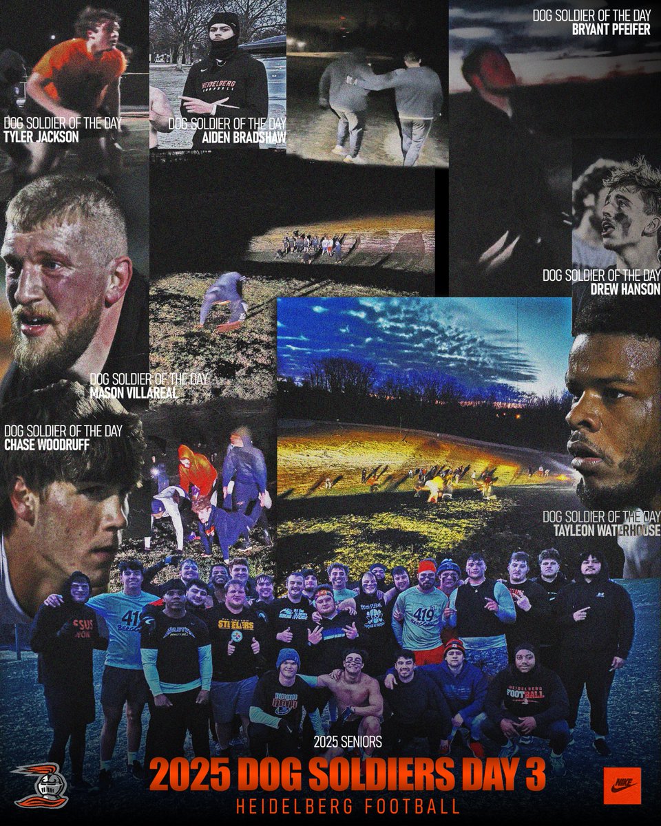 We officially have a new class of Dog Soldiers. I am so proud of these men because they fought TOGETHER and DOMINATED 3 tough days
DS of the Day
Tyler Jackson (So)
Aiden Bradshaw (Fr)
Bryant Pfeifer (Jr)
Drew Hanson (Jr)
Mason Villareal (So)
Chase Woodruff (Fr)
Tay Waterhouse(Jr)