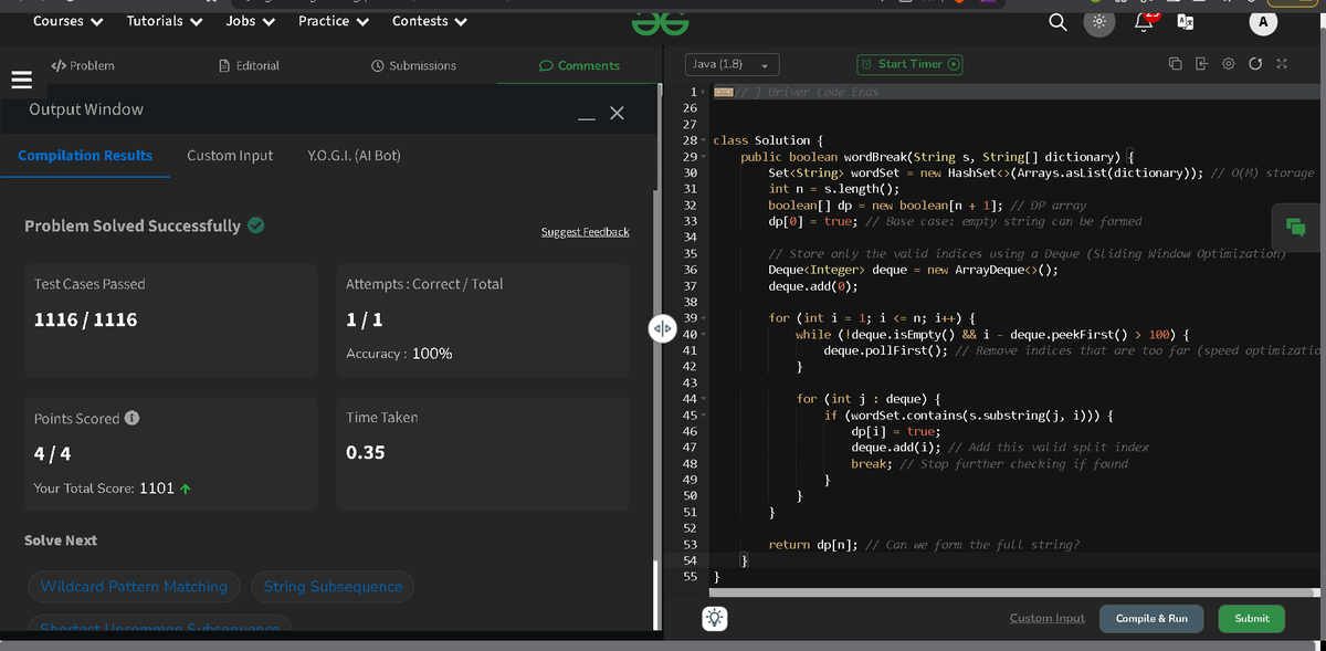 AdityaGoya9720's tweet photo. it's day 127/160 of #geekforgeeks with#CodingChallenge
@geeksforgeeks

here we solve the problem of the solve the Dp  #codingjourney #CodingChallenge #CodingJourney #codinglifestyle https://t.co/ggTlpbhHZB