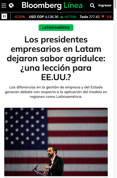 Escuela de Gobierno de la Universidad de los Andes (@gobiernouandes) on Twitter photo Camilo González (<a href="/CamiloIGonzalez/">Camilo González</a>) analizó a diferentes líderes políticos con perfil empresarial en regiones como América Latina y su relación con las instituciones.
Lee la entrevista aquí: bit.ly/blgCG Camilo González (<a href="/CamiloIGonzalez/">Camilo González</a>) analizó a diferentes líderes políticos con perfil empresarial en regiones como América Latina y su relación con las instituciones.
Lee la entrevista aquí: bit.ly/blgCG