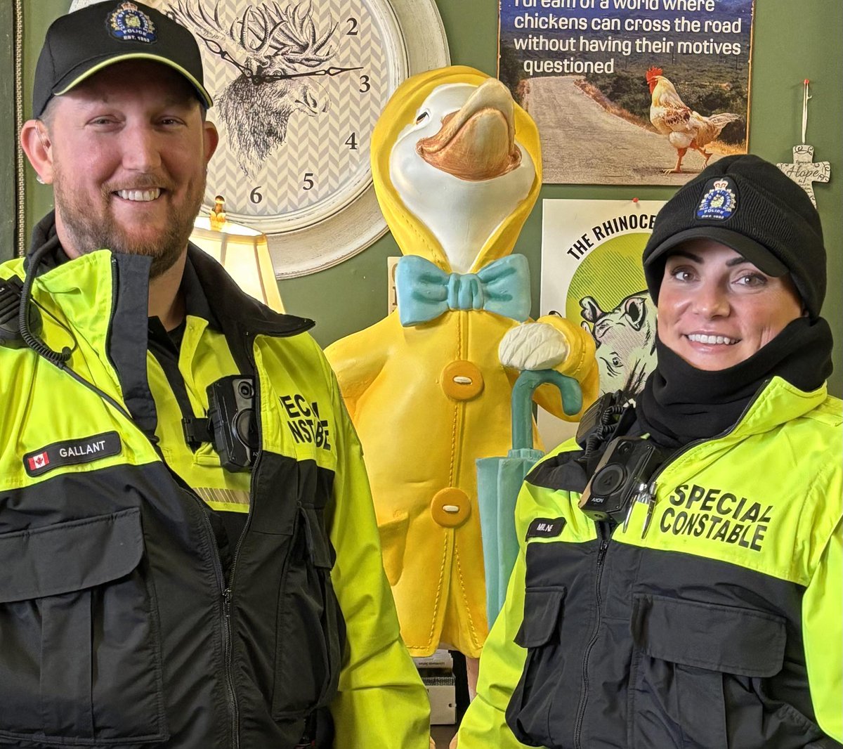 St. Thomas Police (@stpsmedia) on Twitter photo Rain, snow or sunshine! 
Special Constables Gallant and Milne were spotted at The Grace Cafe this morning with big smiles as they made their way through downtown
DYK - Our Community Resource Unit has been downtown since 2022 & has grown to a full team of six Special Constables Rain, snow or sunshine! 
Special Constables Gallant and Milne were spotted at The Grace Cafe this morning with big smiles as they made their way through downtown
DYK - Our Community Resource Unit has been downtown since 2022 & has grown to a full team of six Special Constables