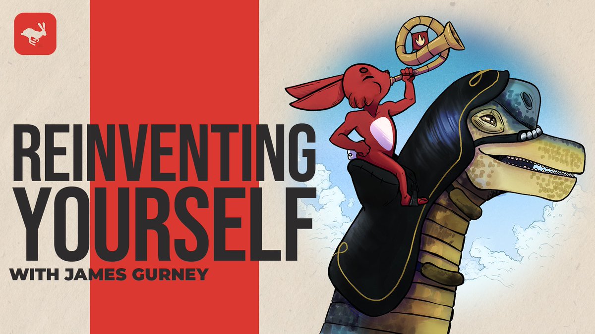 Check out our latest episode of Three Point Perspective with special guest <a href="/GurneyJourney/">James Gurney</a>! 🦖 

In this exciting episode James shares his journey to becoming one of the most iconic illustrators of all time. 👏

WATCH HERE ⤵️
youtu.be/5WXVHfY1mYY