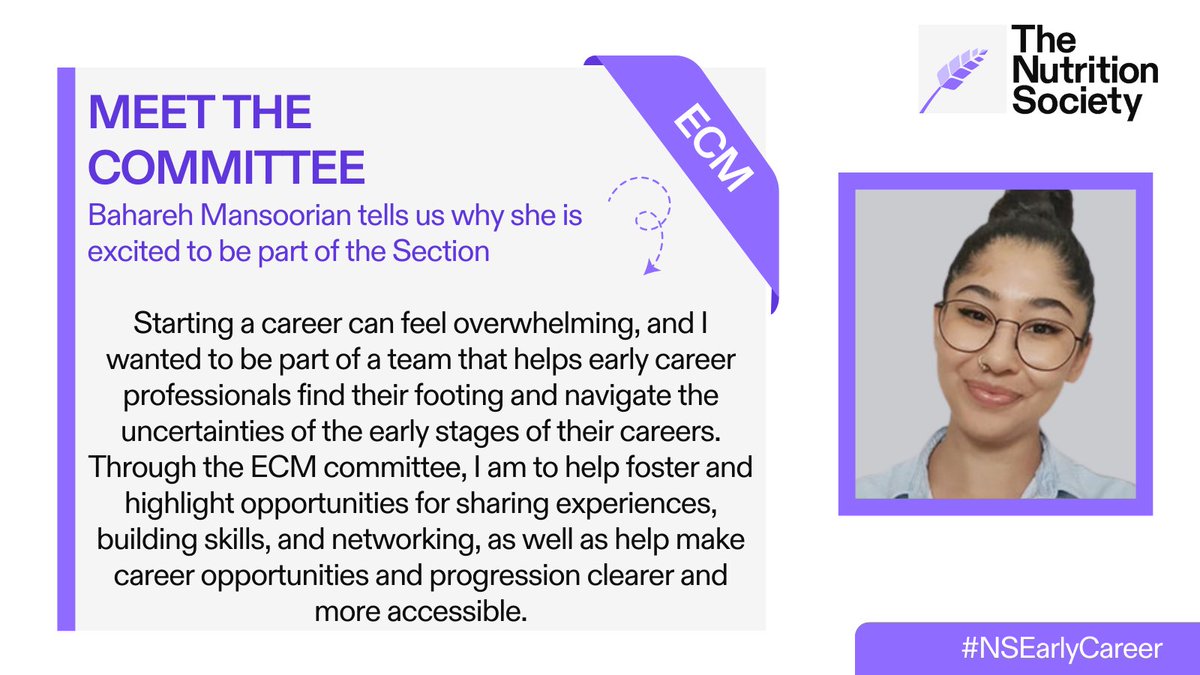 Nutrition Society Publications (@ns_publications) on Twitter photo 🌟Meet the Committee 🌟
⤵️ Bahareh Mansoorian explains why she is excited to be a part of the #NSEarlyCareerSection of The <a href="/NutritionSoc/">Nutrition Society</a>
👨💻 Join now at nutritionsociety.org/join-now 🌟Meet the Committee 🌟
⤵️ Bahareh Mansoorian explains why she is excited to be a part of the #NSEarlyCareerSection of The <a href="/NutritionSoc/">Nutrition Society</a>
👨💻 Join now at nutritionsociety.org/join-now
