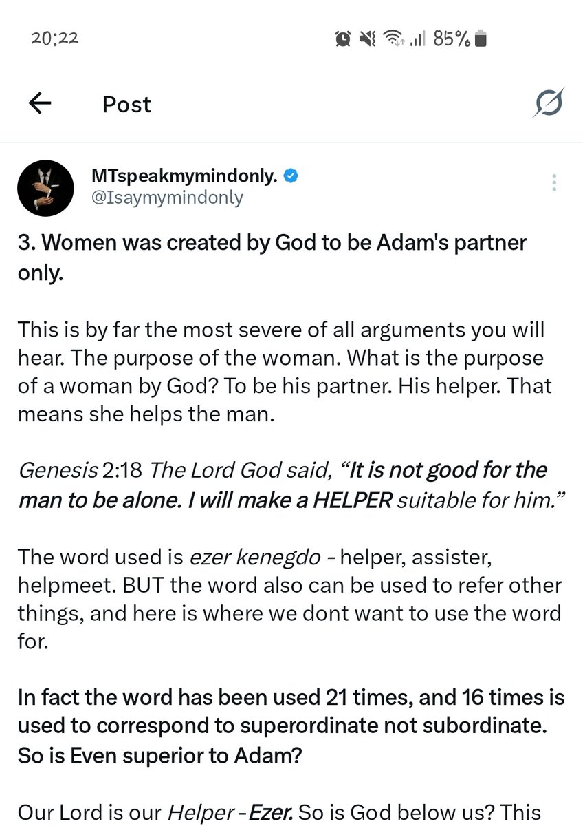 Isaymymindonly's tweet photo. https://t.co/CN8hidX0O4

I urge you to read this part well as I did my gender series earlier ... https://t.co/yL89rCxZfj