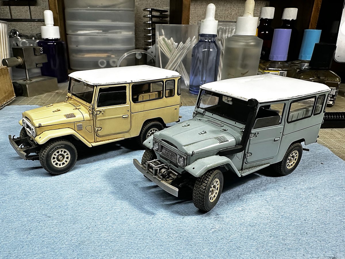 1/35 Land Cruiser FJ43

本日の作業
後部座席、各ウィンドウ、ルーフを取付。

#LandcrusierFJ43
#AKinteractive
#車輪人生