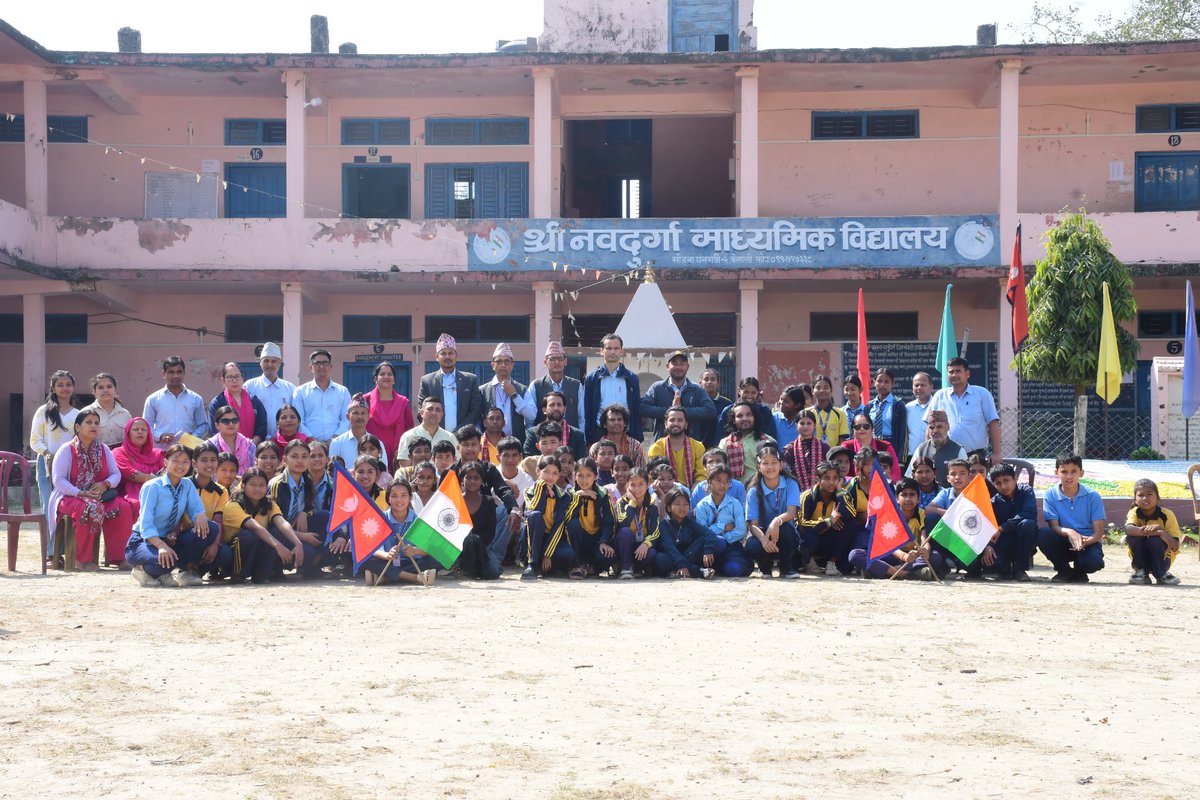 IndiaInNepal's tweet image. 2/2 Another Chhau Dance workshop was organized at Nava Durga Secondary School in Dhangadhi, which is also built with the support of the Government of India under #HICDP. This initiative reflects our shared commitment to promoting traditional art forms between India and Nepal.

🇮🇳