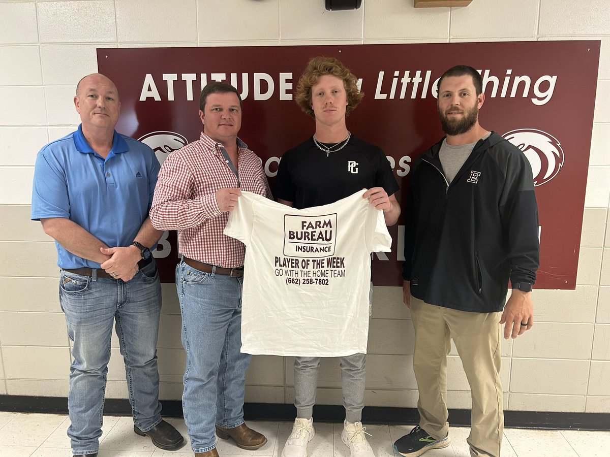 EuporaBaseball's tweet photo. Our Farm Bureau player of the week for the week of 3/17 is a repeat, Landry Winter!

Landry threw 6 innings not allow a run while recording 7 k’s to only 2 BB. https://t.co/Q13JXMYide