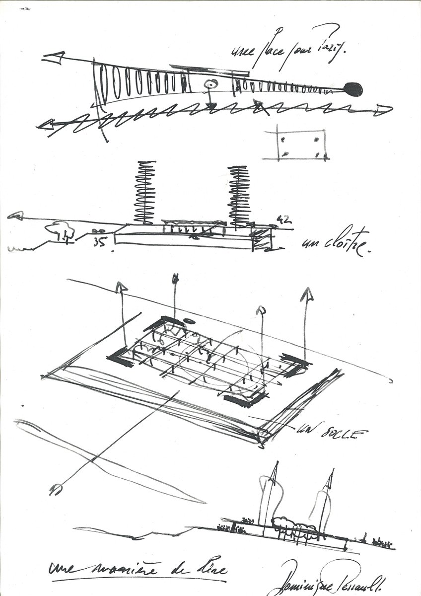 PerraultArchi's tweet photo. — #Focus —
Acte fondateur de la démarche de Dominique Perrault, le projet de @laBnF est le premier exemple de ce qu’il nommera plus tard l’architecture du #Groundscape.
╳ Bibliothèque nationale de France
╳ Paris, France
╳ 1989-1995 https://t.co/8Rx6KfdZ7U