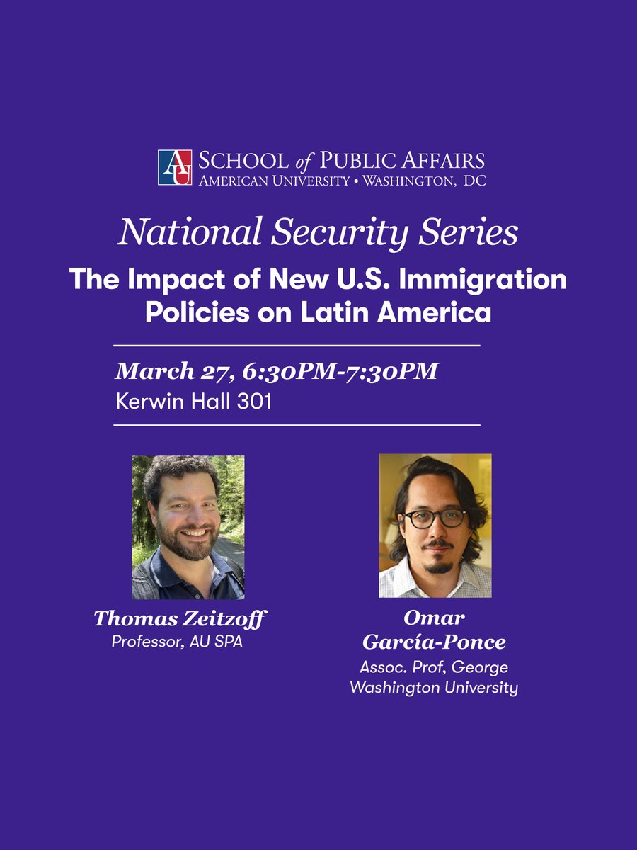 Tricia Bacon (@tricbacon) on Twitter photo Tune in tomorrow for a <a href="/AU_SPA/">School of Public Affairs</a> hybrid event on Latin America under the Trump Administration TOMORROW Tune in tomorrow for a <a href="/AU_SPA/">School of Public Affairs</a> hybrid event on Latin America under the Trump Administration TOMORROW