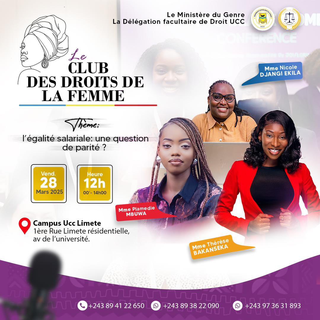 Délégation de la Faculté De Droit UCC ⚖️ tweet media