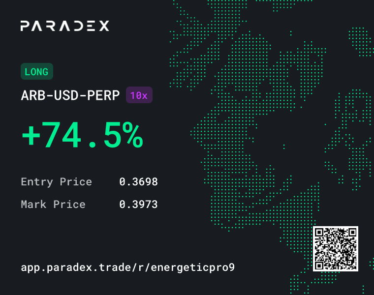 yosip420's tweet photo. Decided to tweak my strategy a bit. The first 2 weeks, I traded short positions (1-2 hours). Now I’m holding for over 2 days. Results are better. Curious if this approach will bring more XP. What do you think? I’ll keep sharing my progress. 1 XP = $1 🚀
@paradex https://t.co/KevyKjZmq1