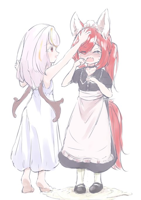 #上手いとか下手とかそういうのは関係なく自分が気に入っている絵 
この二人のことをそんなにつぶやかないので、割と内輪的な気に入り方ではありますが。 