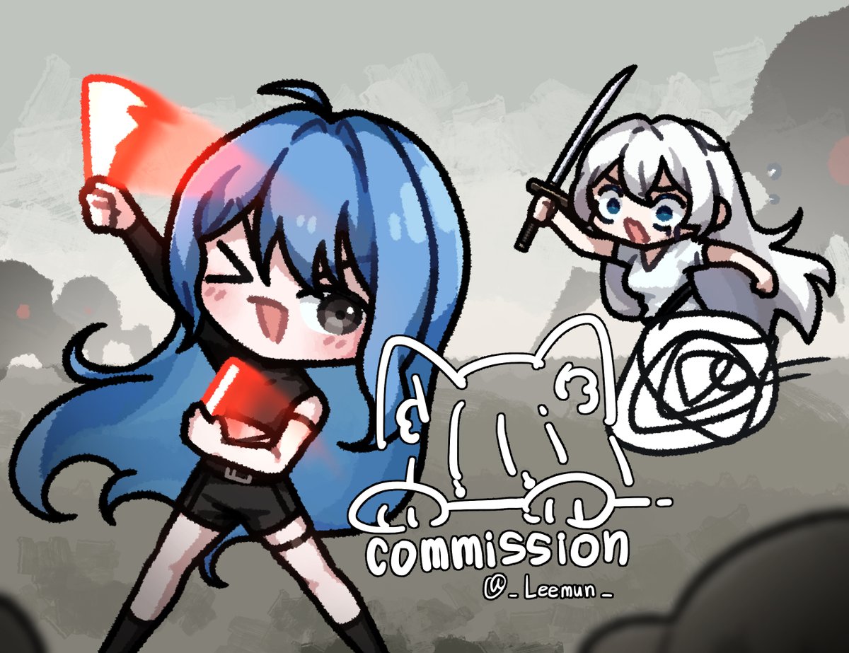 _Leemun_'s tweet photo. #Commission

SD커미션 받습니다
 
두~흉상 - 10,000원
전신 - 20,000원
작업물 비공개 추가금 - 5,000원

작업 사이즈: 2000x2000 300 dpi (두~흉상 기준)

작업기간: 최소 2일~최대 30일

작업 순서: 입금 확인 - 러프 - 1차 컨펌 - 1차 완성본 전달 - 2차 컨펌(색감) - 최종 완성본 전달

DM 주세요 https://t.co/CXMzMPm7QW