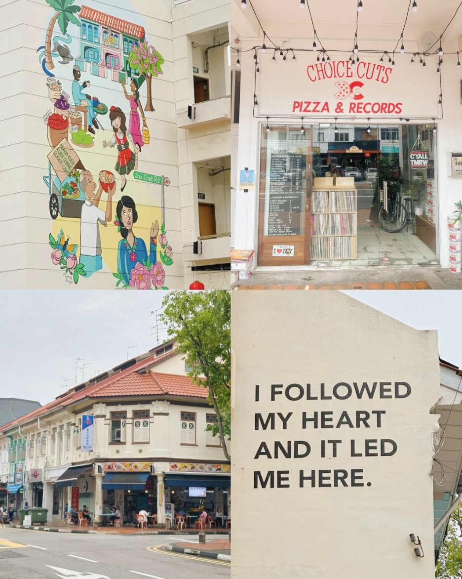 traveloka's tweet photo. 📍 Joo Chiat

Destinasi wajib di Singapore buat foto-foto! Explore Joo Chiat sambil jalan kaki seru banget! Jalanannya aesthetic &amp; banyak Peranakan Houses (rumah warna-warni). Banyak store lucu-lucu juga di sini.
🚍 Bisa naik Bus turun di Aft Koon Seng Rd, tinggal jalan kaki 120m https://t.co/qKi2FOJmlH