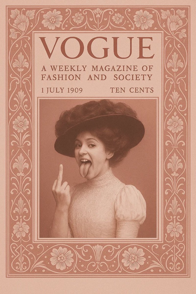 --&gt; Vogue, 1909: The unseen shots

Experimenting with Sora Image