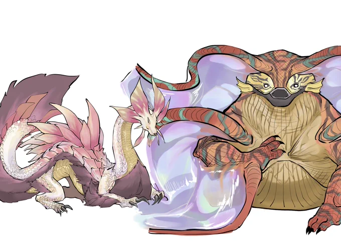ミツネとトゥナのサイズ感これだった 