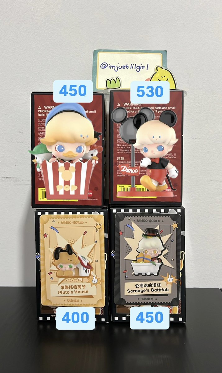 imjustlilgirl's tweet photo. พร้อมส่ง คอลใหม่
Dimoo world Disney
ราคารวมส่ง
มีทั้งแบบเช็กการ์ดและป้ายเหลืองค่ะ
#ตลาดนัดกล่องสุ่ม #ตลาดนัดpopmart #ตลาดนัดarttoy #ตลาดนัดDimoo #กล่องสุ่มpopmart #ตลาดนัดดีมู่ #ป๊อบมาร์ท #MickeyMouse #Classic #Pluto #Scrooge #McDuck #Popcorn #Donald #ลิตเติ้ลพร้อมส่ง https://t.co/17VuElap9z