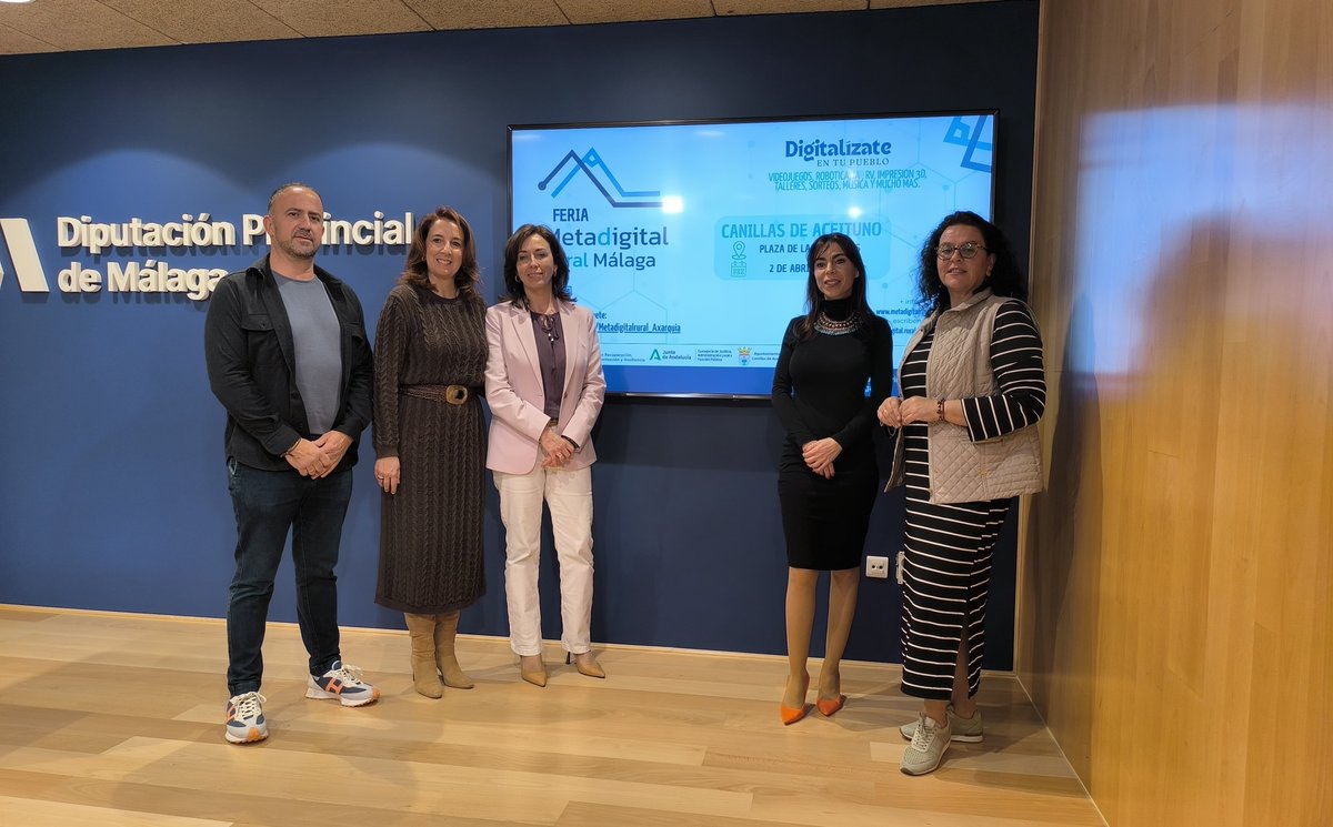 lanoria_mlg's tweet photo. 🏘️ 🖥️ #CanillasdeAceituno acogerá #MetadigitalRural, un proyecto de la @diputacionMLG  y la @AndaluciaJunta  de #capacitacióntecnológica contra la #despoblación.

🔗 Inscríbete en la web 👉 https://t.co/c6oPNeoSPw
🔗TALLERES Y CURSOS👉https://t.co/jebV7h7hOe https://t.co/xX6uBX4W7B
