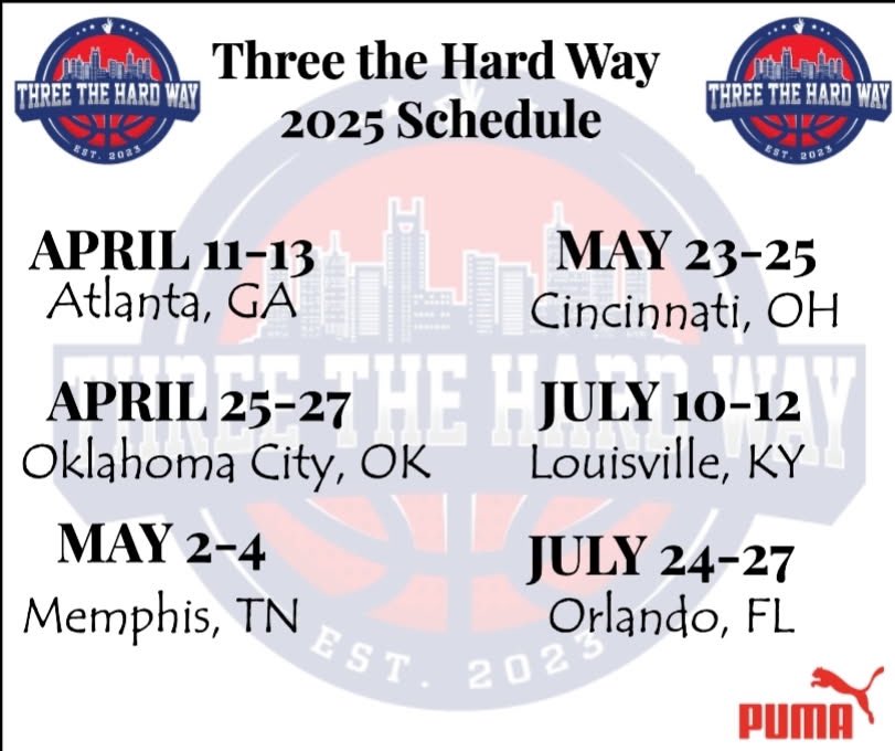 Excited to play my last year of AAU on the Puma circuit! 🏀🔥Can’t wait for the tournaments in Atlanta, OKC, Memphis, Cincinnati, Louisville, and Orlando. #LastDance