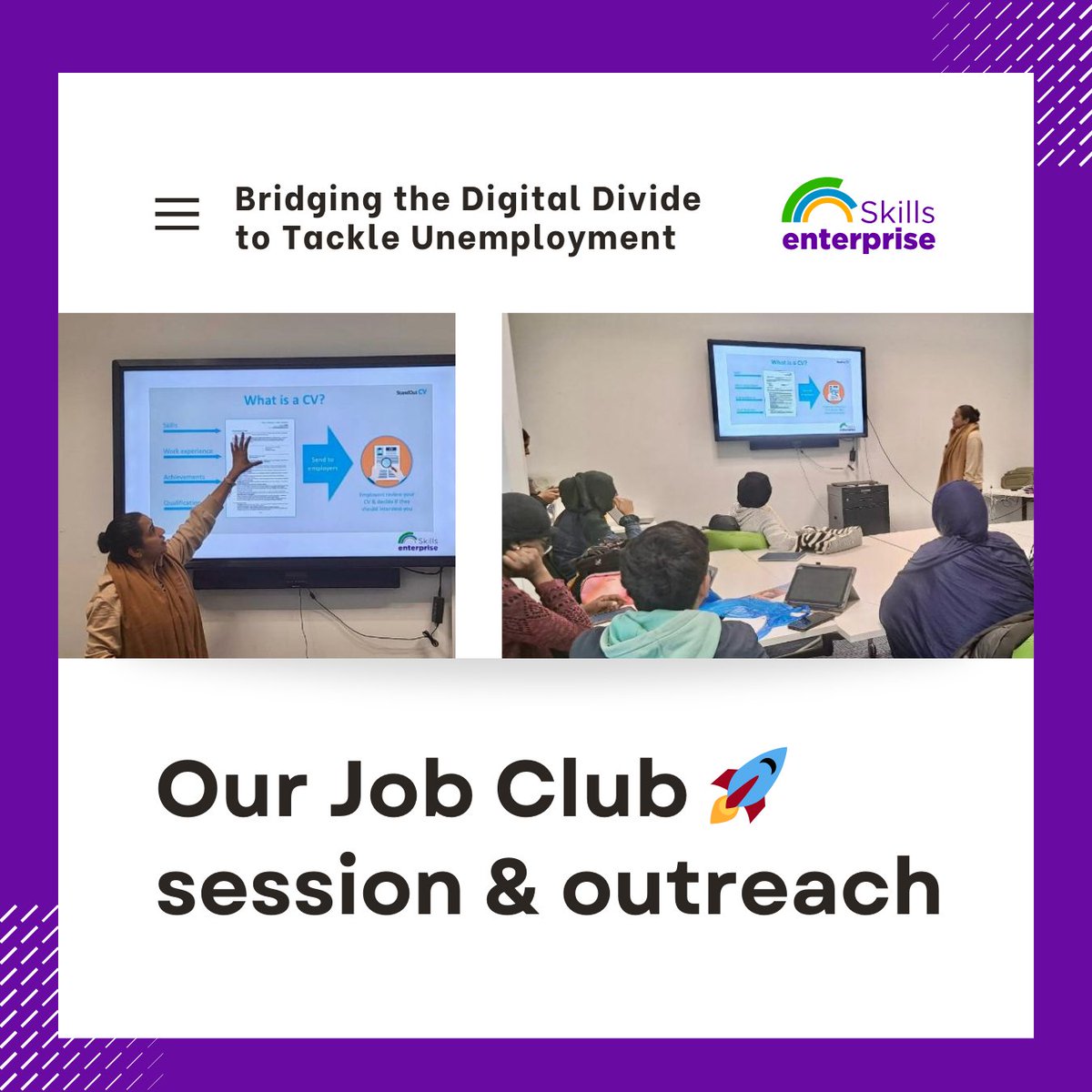 Skills Enterprise (@skillsenter) on Twitter photo 1 in 5 UK adults lack essential digital skills & 2.5M+ people struggle with job applications & CVs. We're here to help! CV writing to digital skills, we’re breaking barriers & unlocking opportunities!
🙌💙 <a href="/LBFEW/">Lloyds Bank Foundation</a> <a href="/TNLComFund/">The National Lottery Community Fund</a> <a href="/SmallwoodTrust/">Smallwood Trust</a>
#Fixthedigitaldivide 1 in 5 UK adults lack essential digital skills & 2.5M+ people struggle with job applications & CVs. We're here to help! CV writing to digital skills, we’re breaking barriers & unlocking opportunities!
🙌💙 <a href="/LBFEW/">Lloyds Bank Foundation</a> <a href="/TNLComFund/">The National Lottery Community Fund</a> <a href="/SmallwoodTrust/">Smallwood Trust</a>
#Fixthedigitaldivide