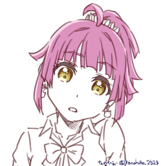 描きたかったギャルヶ咲描いたぉ(*'ω`*) 