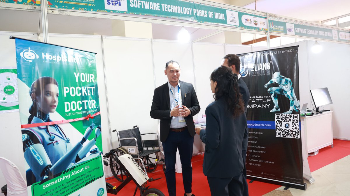 STPI Shillong (@shillongstpi) on Twitter photo Glimpses of STPI OctaNE Startups during the 7th Act East Business Show from 25th to 27th March 2025 at State Convention Centre, Shillong
<a href="/GoI_MeitY/">Ministry of Electronics & IT</a>
<a href="/arvindtw/">Arvind Kumar</a>
<a href="/stpiguwahati/">STPI GUWAHATI</a> Glimpses of STPI OctaNE Startups during the 7th Act East Business Show from 25th to 27th March 2025 at State Convention Centre, Shillong
<a href="/GoI_MeitY/">Ministry of Electronics & IT</a>
<a href="/arvindtw/">Arvind Kumar</a>
<a href="/stpiguwahati/">STPI GUWAHATI</a>