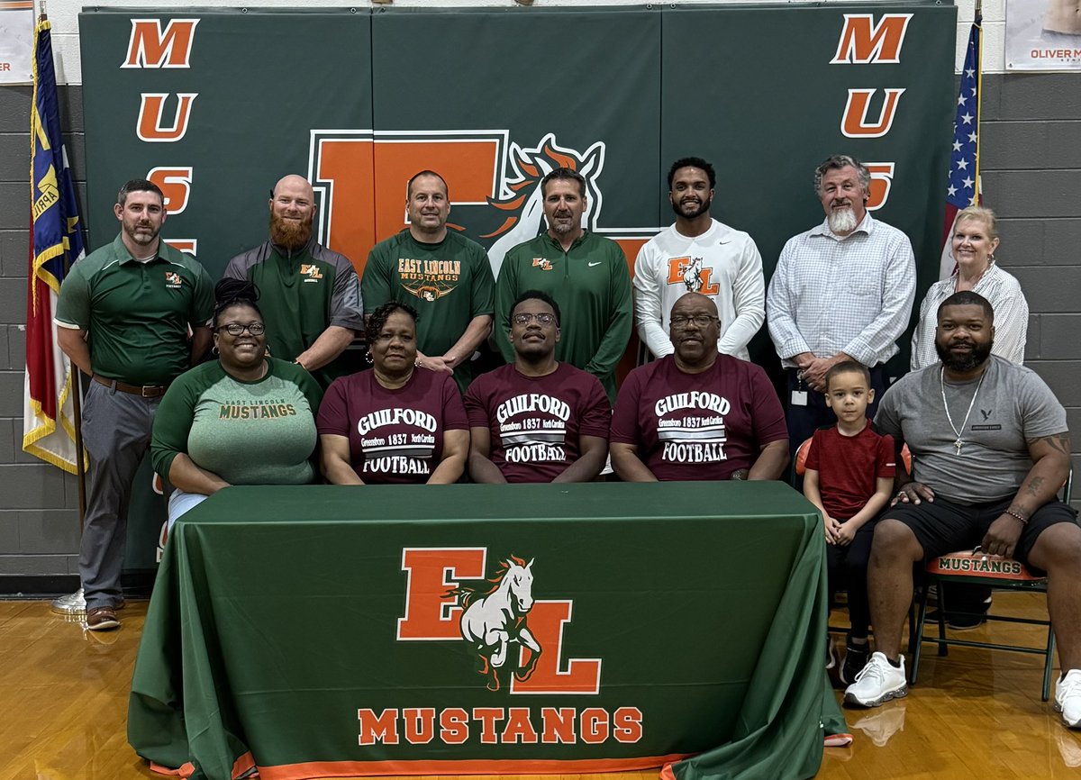 Recruit_ELHS's tweet image. Congratulations to Jaylen Abernathy on signing with Guilford!!!